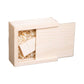 Maple Duo Flash Drive + Rustic Wood Slide Flash Box Bundle